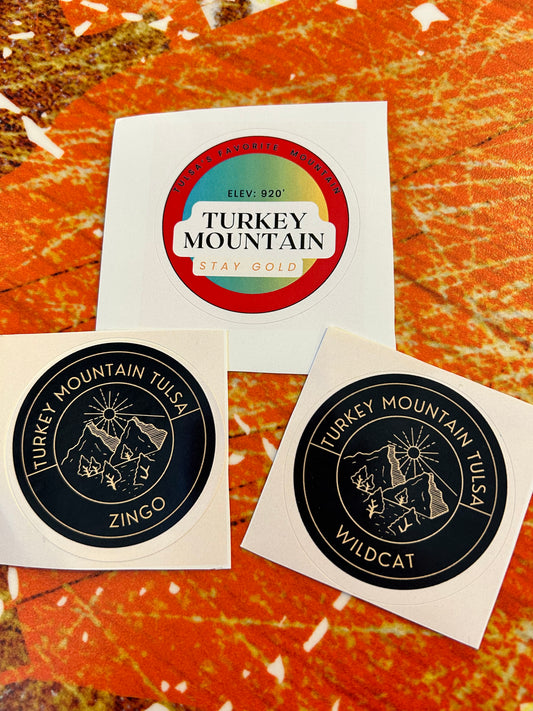 Turkey Mountain Stickers